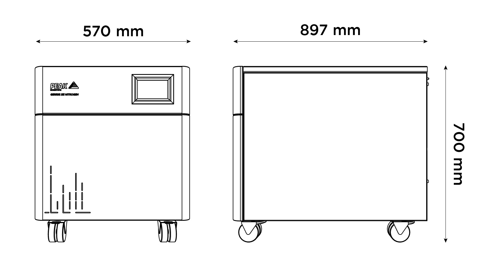 Genius XE QSD Dimensions 01